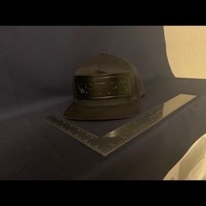 NSTPG Black Flat Brim Snap Back Hat